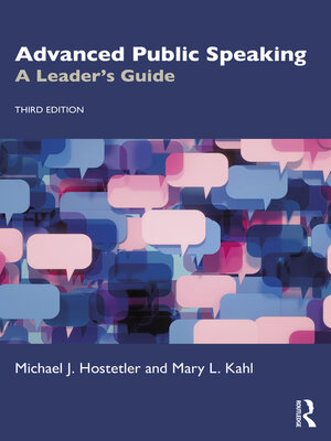 cover image of Advanced Public Speaking
